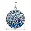 Swarovski prívesok modrý okrúhly 34131.3 blue style