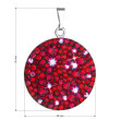 Swarovski prívesok červený okrúhly 34131.3 cherry