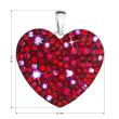 Swarovski  prívesok srdce 34243.3 cherry