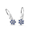 Detské zlate naušnice Cutie Jewellery C2746B-Blue Dark