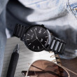 Čierne pánske hodinky Dugena Ceramic Solar 4461006