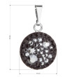 Swarovski prívesok čierny okrúhly 34225.5 hematite