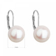 perlové náušnice biele zlato 821010.1