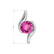 Swarovski prívesok ružový 34261.3 fuchsia