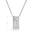 Strieborný náhrdelník Swarovski  32074.1