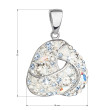 Swarovski prívesok modrý 34189.3 light sapphire