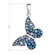 Swarovski prívesok motýľ 34192.3 blue style