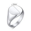 Pečatný prsteň pre ženy chirurgická oceľ SERC448