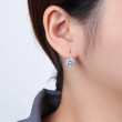 Elegantné strieborné náušnice so zirkónmi 308274003