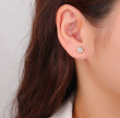 Pozlátené strieborné náušnice so zirkónmi 3138030001