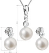 Set strieborných perlových šperkov 29035.1