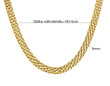 Zlatý náhrdelník z chirurgickej ocele SENC1370