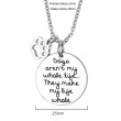 Oceľový náhrdelník pre milovníka psov JCFPN614