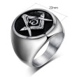 Pánsky pečatný prsteň pre mužov JCFRC00410-Slobodomurári