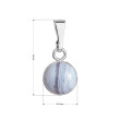 Prívesok s pravým kameňom 14033.3 Blue Lace Agate