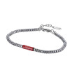 Hematitový náramok MBSS179-RED