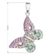 Swarovski prívesok motýľ 34192.3 sakura