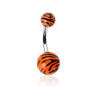 Piercing pupku 010-ORANGE