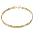 Pozlátený náhrdelník choker chirurgická oceľ NSS1041