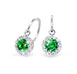 Detské zlate naušnice Cutie Jewellery C2745B-Green