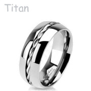 Titánový prsteň Spikes 3656