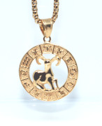 Oceľový náhrdelník so znamením 3093-Baran