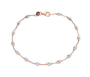 Pozlátený strieborný náramok 306966