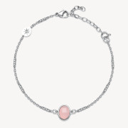 Dámsky oceľový náramok Brosway s ruženínom BNL141