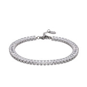 Dámsky náramok so zirkónmi chirurgická oceľ MBSS223