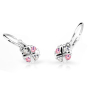 Zlaté detské náušnice Cutie Jewellery C2153B Pink