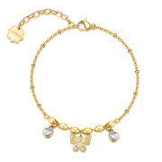 Pozlátený náramok z chirurgickej ocele Brosway CHAKRA BHKB268