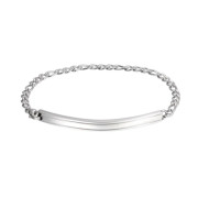 Oceľový náramok s doštičkou GBSS325