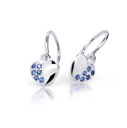 Zlaté detské náušnice Cutie Jewellery C2160B-Dark Blue