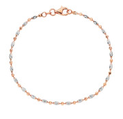 Jemný strieborný pozlátený náramok 3052720005