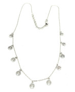 Dámsky strieborný náhrdelník s peniazmi 3113450001