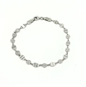 Elegantný strieborný náramok 3120180013