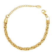 Zlatý náhrdelník z chirurgickej ocele WJHN266