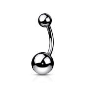 Piercing do brucha z titánu SET23N01-1ST