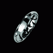 Oceľový prsten 014