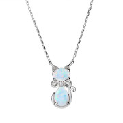 Náhrdelník s opálom mačička 3115060002