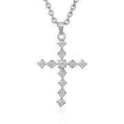 Oceľový náhrdelník s krížom WJHC1863ST