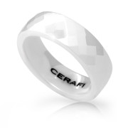 Dámsky prsteň z keramiky Cerafi 101