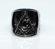Pečatný prsteň so Slobodomurárskymi znakom WJHZ43