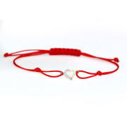 Náramok Kabbalah zlaté srdiečko Z2757N