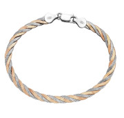 Luxusný strieborný pozlátený náramok 3120830001