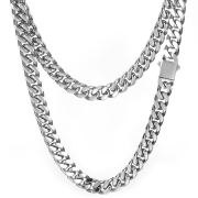 Moderný náhrdelník z chirurgickej ocele WJHN234
