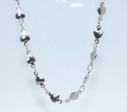 Oceľový náhrdelník srdiečka WJHN201