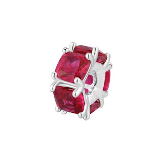 Strieborný korálik so zirkónmi Brosway Fancy Passion Ruby FPR03