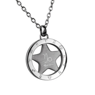 Prívesok so znamením Kozorožec z chirurgickej ocele PSS63