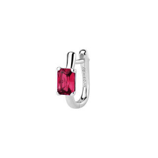 Strieborná náušnice s kamienkom Brosway Fancy Passion Ruby FPR08